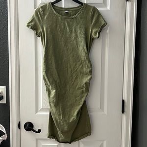 Maternity Slub-Knit Bodycon Dress